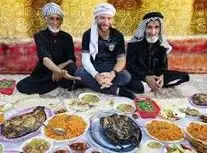 رسم جالب غذا خوردن عراقی‌ ها/ ویدئو 