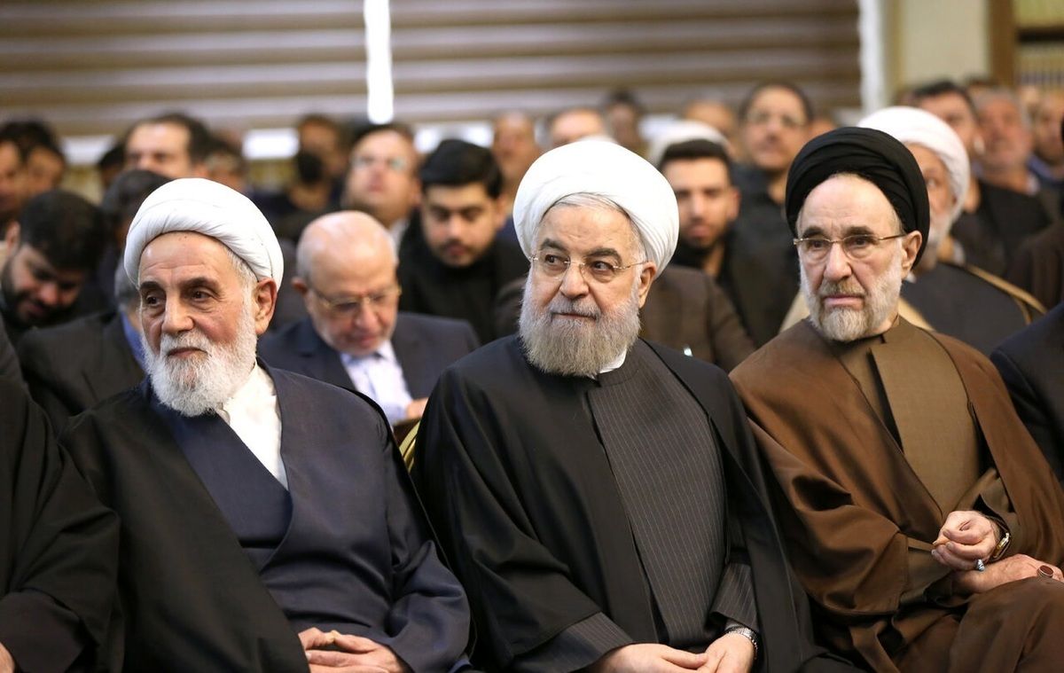 غیبت قالیباف و آملی لاریجانی در مراسم سالگرد هاشمی رفسنجانی/ احمد جنتی و ائمه جمعه تهران کجا بودند؟