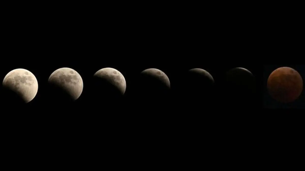 رصد آنلاین ماه گرفتگی در سازمان فضایی ایران 

