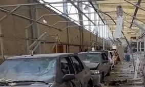 میزان خسارت کارخانه سایپا در حمله اسراییل