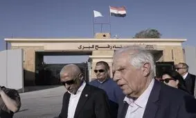 مسئول سیاست خارجه اتحادیه اروپا وارد رفح شد


