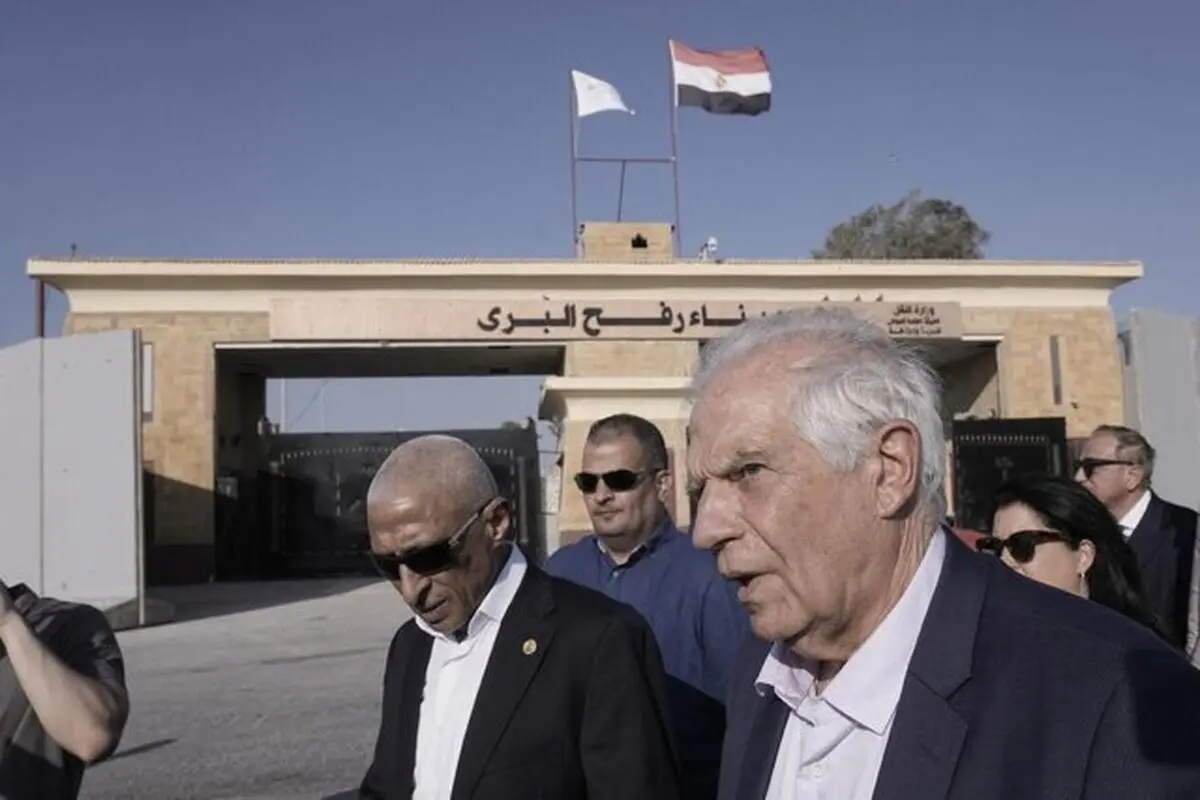 مسئول سیاست خارجه اتحادیه اروپا وارد رفح شد

