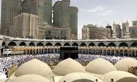 پریدن از طبقه بالای مسجدالحرام/ ویدئو+18