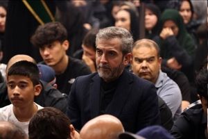 حضور هیات مذاکره‌ کننده ایران در مراسم شب عاشورا مرکز اسلامی وین