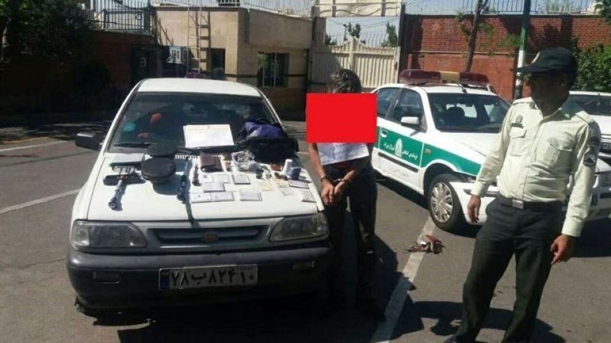بازداشت دزد خودروها با خودروی سرقتی در مرزداران
