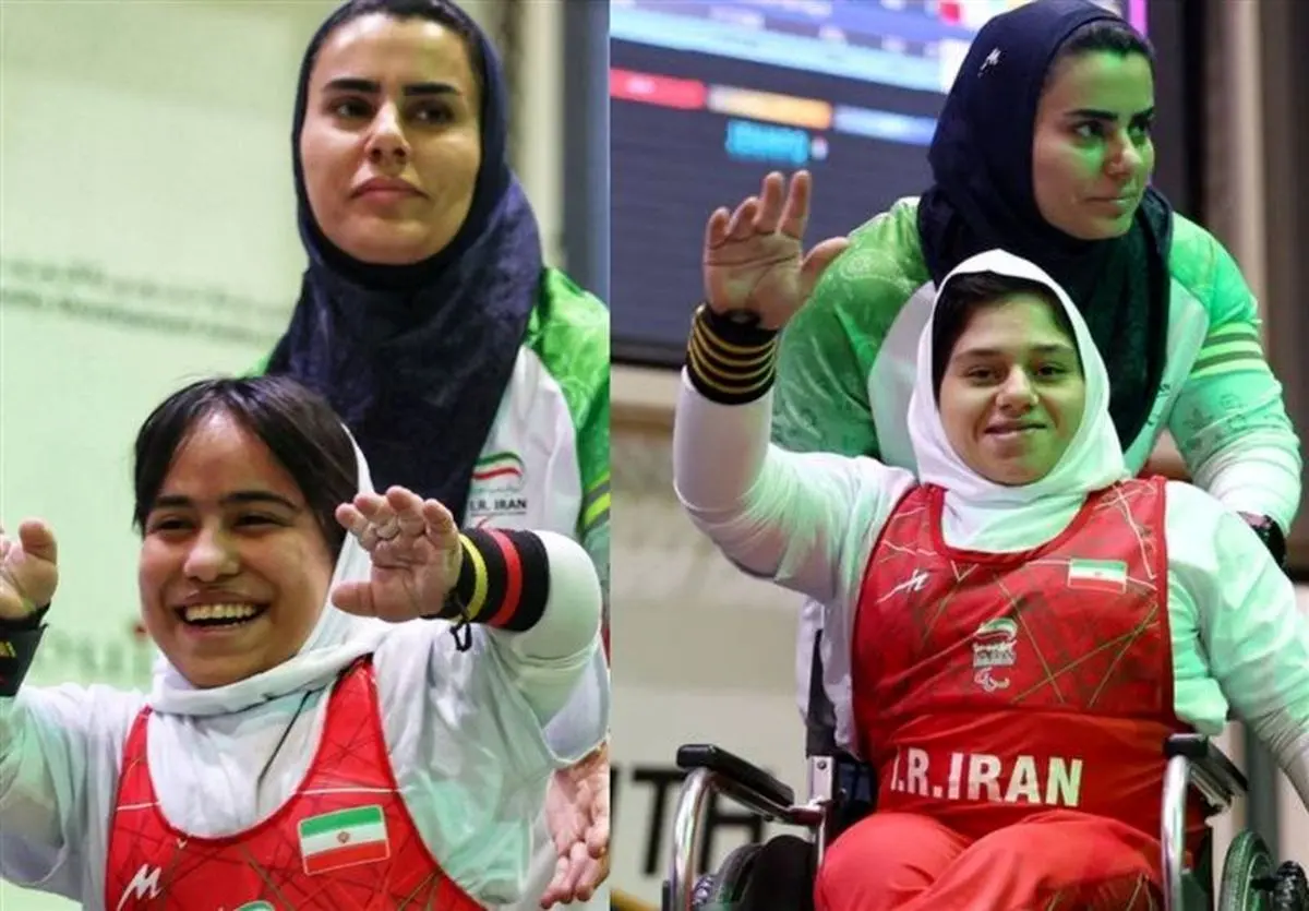 ۲ طلا برای دختران پاراوزنه‌برداری ایران