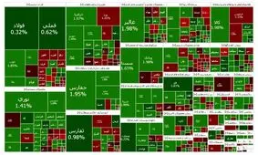 در آخرین روز مردادماه؛ بورس سبز شد
