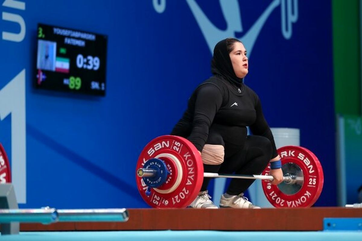 پنجمی دختر فوق سنگین ایران در وزنهبرداری قهرمانی آسیا ۲۰۲۲