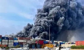 چه کالاهایی در بندر شهید رجایی سوختند؟