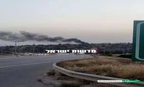 تصاویر منتشرشده از موشک یمنی بر فراز آسمان سرزمین‌های اشغالی