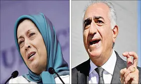 تنش و درگیری میان طرفداران پهلوی و سازمان منافقین / عکس