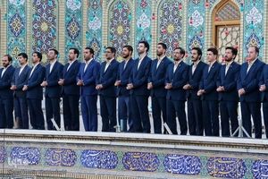 سقوط گروه تواشیح از روی استیج در نمایشگاه قرآن اصفهان/ ویدئو