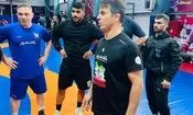 خوشحالی گوش‌شکسته‌های قاره کهن از کشتی‌گیران ایران در قرقیزستان
