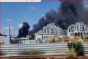 آتش‌سوزی در پایگاه نظامی در اسرائیل/ ویدئو

