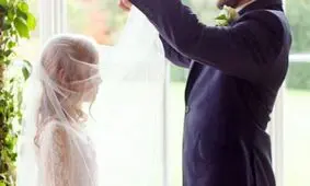 ترویج کودک همسری در اینستاگرام برای تبلیغ آرایشگاه زنانه
