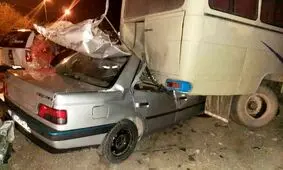 تصادف در جاده بندر خمیر هرمزگان ۱۹ مجروح و یک فوتی بر جا گذاشت