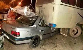 تصادف در جاده بندر خمیر هرمزگان ۱۹ مجروح و یک فوتی بر جا گذاشت