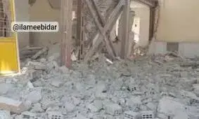 حمله اسرائیل به ساختمان آتش نشانی متعلق به شهرداری موسیان/ ویدئو