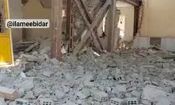 حمله اسرائیل به ساختمان آتش نشانی متعلق به شهرداری موسیان/ ویدئو