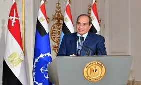 رئیس جمهوری مصر خواستار حمایت از توافق ایران و آمریکا و آتش بس غزه شد
