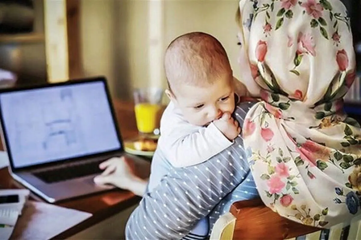 دورکاری مادران شاغل با فرزند زیر ۶ سال در خراسان رضوی