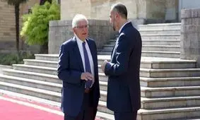 بورل: به امیرعبداللهیان گفتم که ایران باید از تشدید تنش هسته‌ای خودداری و شهروندان اروپایی بازداشت شده را هرچه زودتر آزاد کند