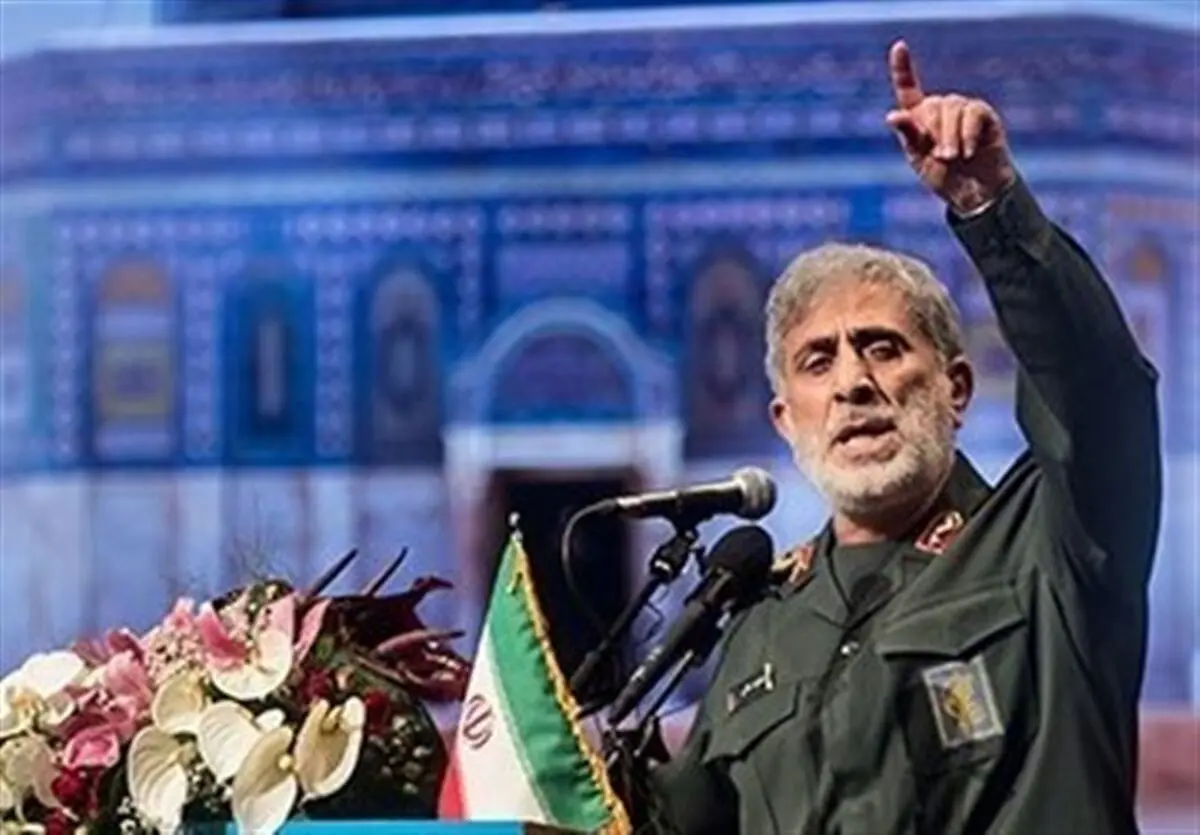 سردار قاآنی:مجازات پشیمان کننده‌ در انتظار عاملین وحشی گری درلبنان است