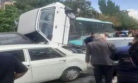 اتوبوس شهری در تبریز حادثه آفرید