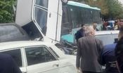 اتوبوس شهری در تبریز حادثه آفرید
