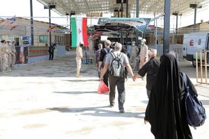 تردد ۳ میلیون و ۳۵۰ هزار زائر اربعین از مرزهای شش‌گانه ایران