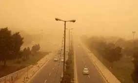 ورود توده عظیم گرد و خاک از ترکمنستان به ایران تا ساعاتی دیگر