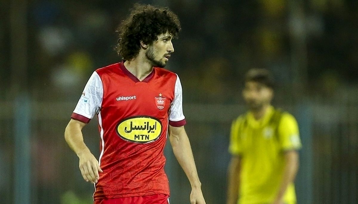 مصدومیت مدافع پرسپولیس توسط نارنجک/ تصویر