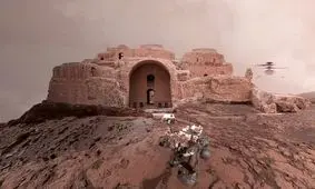 تصاویر تامل‌برانگیز بناهای تاریخی ایران بر روی مریخ/ تصاویر