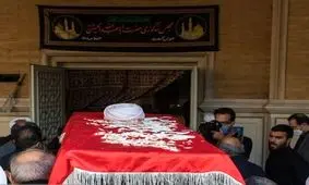 پیکر آیت الله مجتهد شبستری در قم آرام گرفت
