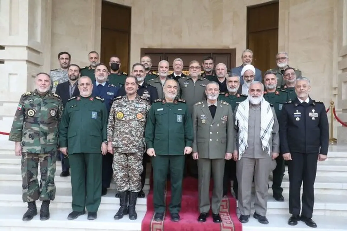 دیدار فرمانده و امرای ارتش با فرماندهان سپاه پاسداران

