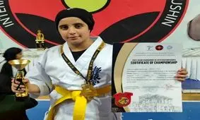 دختر کاراته‌کای لرستانی به شهادت رسید