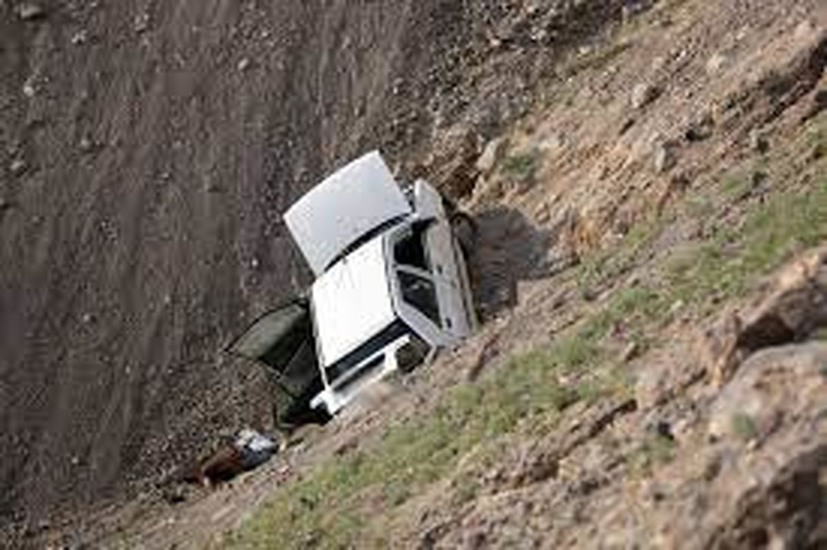 4 کشته در حادثه سقوط خودرو به یک دره در مهاباد