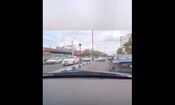 تعقیب خودروی حامل مواد مخدر در شهر سنگر گیلان/ ویدئو