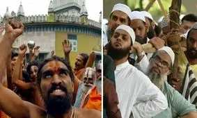 اهانت زن هندو به مسلمانان در نماز عید فطر/ ویدئو