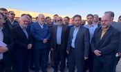 بازدید وزیر نیرو و استاندار خوزستان از روند اجرایی تصفیه‌خانه فاضلاب خرمشهر