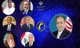 گفتگوی عراقچی با وزرای خارجه ترکیه، مصر، قطر، عربستان، عراق و جمهوری آذربایجان در خصوص پایان جنگ