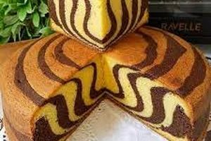 دستور پخت کیک قابلمه ای دو رنگ