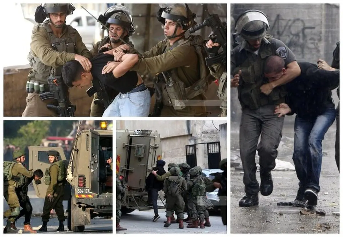 بازداشت ۵۰۰ فلسطینی در کرانه باختری و قدس طی یک ماه
