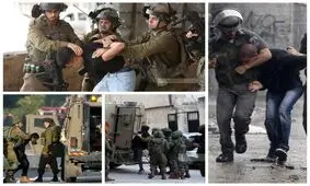 بازداشت ۵۰۰ فلسطینی در کرانه باختری و قدس طی یک ماه
