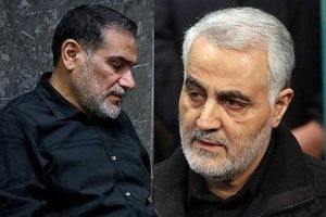 سفر به تاریخ؛ «سردار سلیمانی و دریادار شمخانی» در میان رزمندگان در نخلستان؛ دهۀ 60