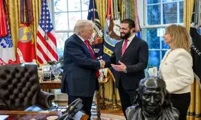 جولانی: فعلا قصد پیوستن به پیمان ابراهیم را نداریم/ اسرائیل از سال ۱۹۶۷ بلندی‌های جولان را اشغال کرده است/ شاید دولت ایالات متحده و ترامپ بتوانند به ما کمک کنند تا به نوعی از این مذاکرات دست پیدا کنیم/ ویدئو