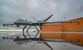 پدافند یمن یک پهپاد آمریکایی MQ-۹ را در آسمان حجه سرنگون کرد

