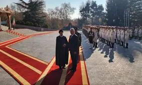 استقبال رسمی رئیسی از رئیس‌جمهور کوبا در تهران

