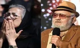 پوشش متفاوت همسر و دختر اکبر عبدی در جلسه شورای شهر/ ویدئو