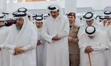 پیکر امیر سابق قطر به خاک سپرده شد/ شرکت رهبران حماس در مراسم تشییع / تصاویر

